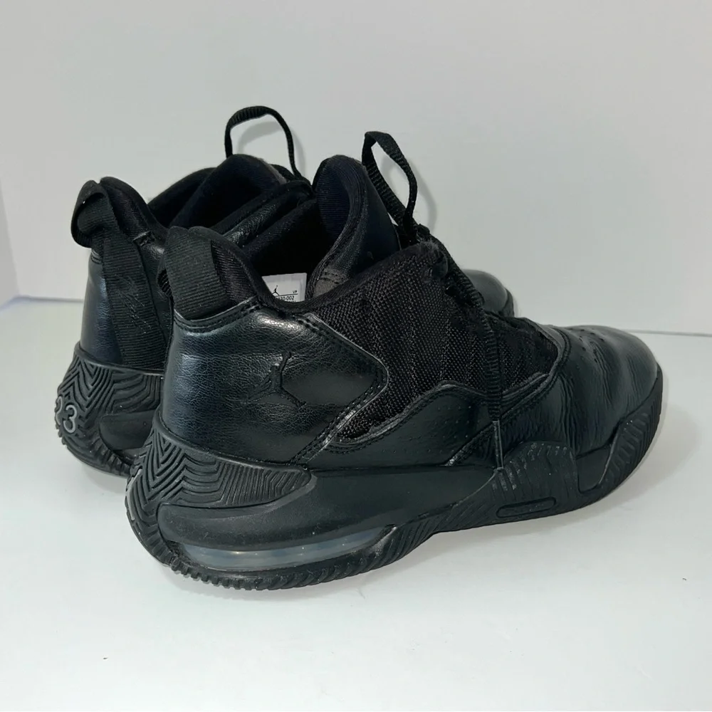 Nike Air Jordan‎ Stay Loyal Triple Black Sneakers Shoes Youth 6
